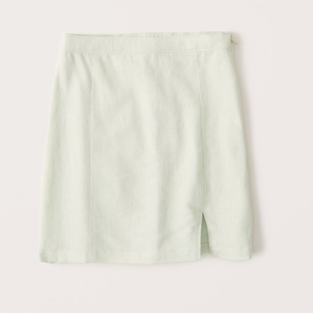 NWT Abercrombie Linen-Blend Mini Skirt